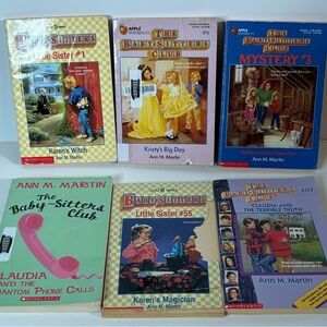 The Baby-Sitters Club Book Collection Lot Of 6 Vintage